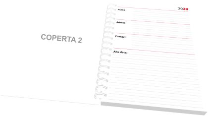 Agenda 2020 - coperta 2 + pagina date personale